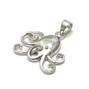 BEAUTIFUL STERLING SILVER OCTOPUS PENDANT